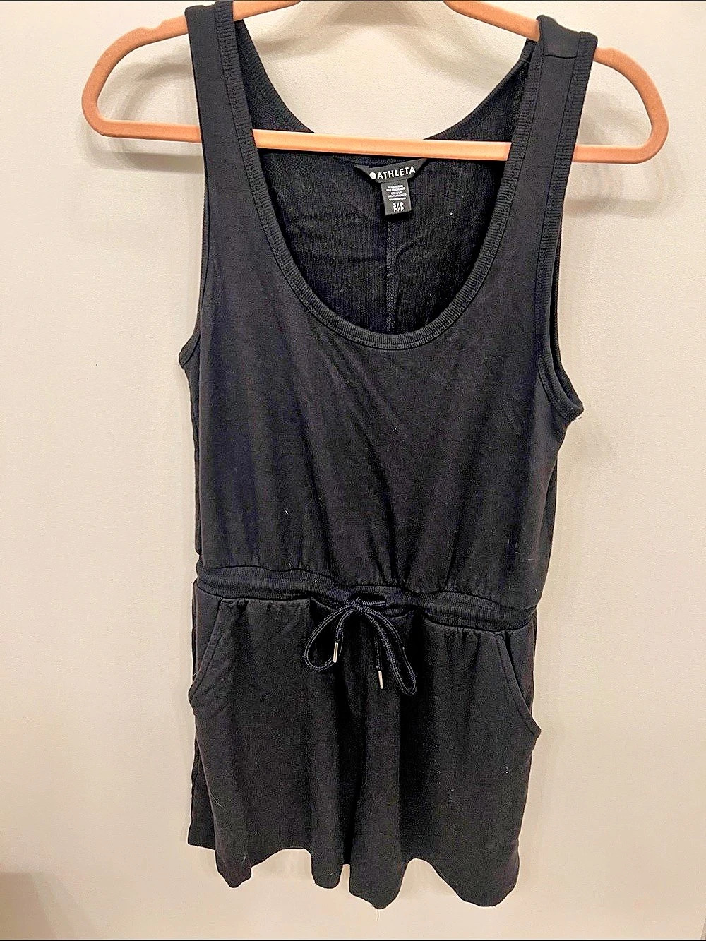 Athleta Black Romper Small